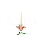 Lili Candle Holder Pink and Natural