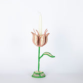 Tulip Candle Holder Pink