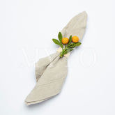 Orange Branch Napkin Ring