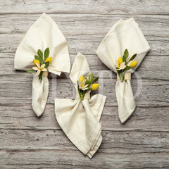 Lemon Branch Napkin Ring