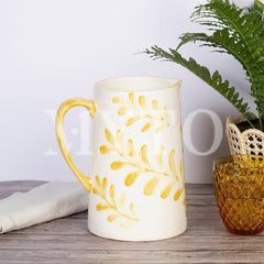 Cylinder Pitcher FERN Sunflower